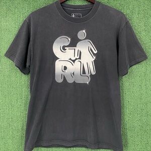 Vintage Y2K Girl Skateboards Faded T-shirt Men’s Size Large USA Made